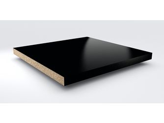 Küchenarbeitsplatte AF PP 38 A1 C schwarz 4100x900x39mm - 823081