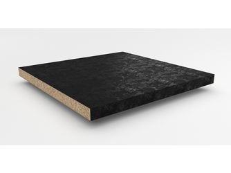 Küchenarbeitsplatte AF PP 38 A1 Ce schwarz 4100x600x39mm - 823083
