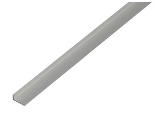 Kantenschutzprofil, abgeschrägt, Alu silber elox., LxBxHxS 2000x19,6x8, 6x1,6mm