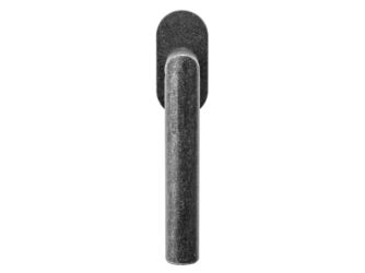 Kaprun Fenstergriff 7x35mm, Schwarz patiniert, 90° Rastermechanik, Stütznocken Ø10mm
