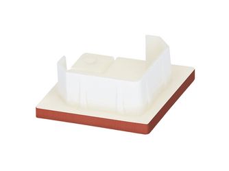 Keralit Abdeckkappe für 2827/2828 Steinrot - Classic (mit Holzmaserung)