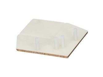 Keralit Abdeckkappe für Außeneckprofil Natur eiche