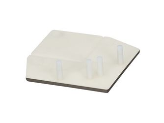 Keralit Abdeckkappe für Außeneckprofil Quarzgrau - Classic (mit Holzmaserung)