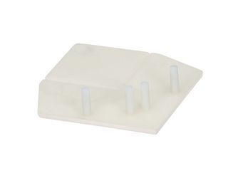 Keralit Abdeckkappe für Außeneckprofil Snowwhite - Pure (Seidenmatt)