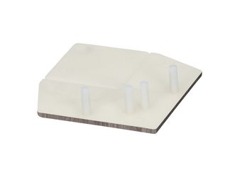 Keralit Abdeckkappe für Außeneckprofil Taupe eiche