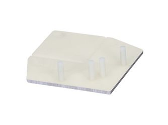 Keralit Abdeckkappe für Außeneckprofil Weiß eiche