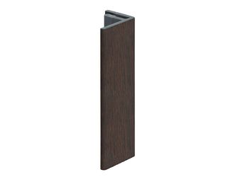 Keralit Abschlussprofil 17mm Eiche dunkel - Classic (mit Holzmaserung) 400cm