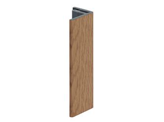 Keralit Abschlussprofil 17mm Eiche hell - Classic (mit Holzmaserung) 400cm