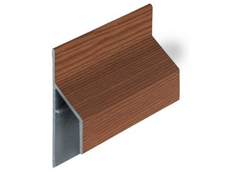 Keralit Anschlussprofil 17mm Braun redceder classic 600cm