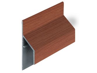 Keralit Anschlussprofil 17mm California redwood classic 600cm