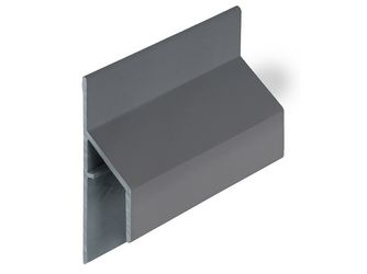 Keralit Anschlussprofil 17mm Dustgrey pure mat 600cm