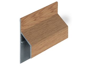 Keralit Anschlussprofil 17mm Eiche hell - Classic (mit Holzmaserung) 600cm