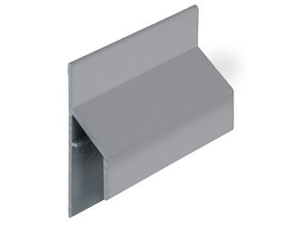 Keralit Anschlussprofil 17mm Grau - Classic (mit Holzmaserung) 600cm