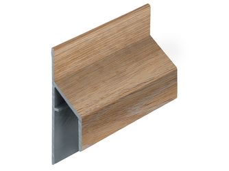 Keralit Anschlussprofil 17mm Natur Eiche - Modern Eiche (mit Holzstruktur) 600cm