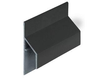 Keralit Anschlussprofil 17mm Nightblack classic 600cm