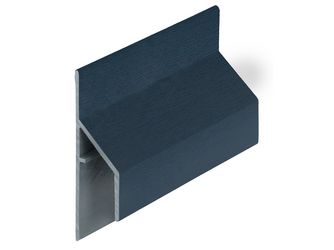 Keralit Anschlussprofil 17mm Stahlblau classic 600cm