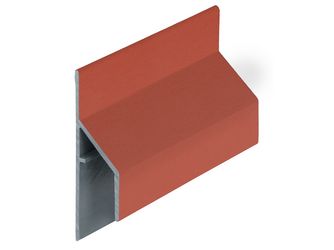 Keralit Anschlussprofil 17mm Steinrot classic 600cm