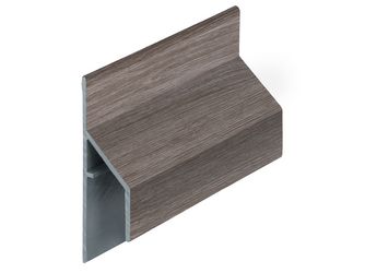 Keralit Anschlussprofil 17mm Taupe eiche 600cm