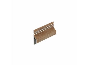 Keralit Anschlussprofil Ventilation 17mm Natur Eiche - Modern Eiche (mit Holzstruktur) 600cm