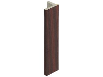 Keralit Dachrand Abschlussprofil 10mm Mahagoni - Classic (mit Holzmaserung) 400cm