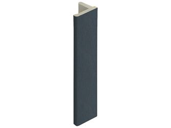Keralit Dachrand Abschlussprofil 10mm Schwarzblau - Classic (mit Holzmaserung) 400cm
