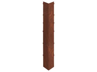 Keralit Dachrand Außeneckstück 350x35mm Golden oak classic