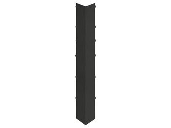 Keralit Dachrand Außeneckstück 350x35mm Graphitschwarz classic