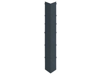 Keralit Dachrand Außeneckstück 350x35mm Schwarzblau classis