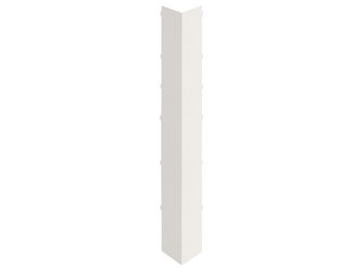 Keralit Dachrand Außeneckstück 350x35mm Weiß classic