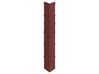 Keralit Dachrand Außeneckstück 350x35mm Weinrot classic