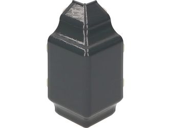 Keralit Dachrand Eckstück für 2850 Quartzgrau classic