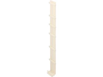 Keralit Dachrand Zwischenstück 350x35mm Creme classic nerf