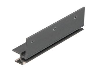 Keralit Dachrandmontageprofil 10mm Anthrazit - Classic (mit Holzmaserung) 600cm