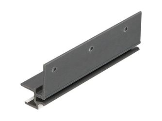 Keralit Dachrandmontageprofil 10mm Weiss - Classic (mit Holzmaserung) 600cm