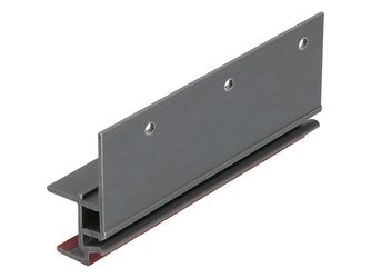 Keralit Dachrandmontageprofil 17mm Weinrot - Classic (mit Holzmaserung) 600cm