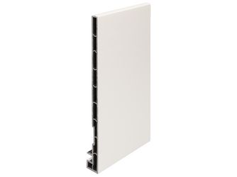 Keralit Dachrandprofil 200mm Weiß classic 600cm