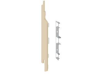 Keralit Endkappe links für 2814 Elfenbein