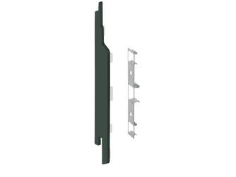 Keralit Endkappe links für 2814 Tannengrün - Classic (mit Holzmaserung)