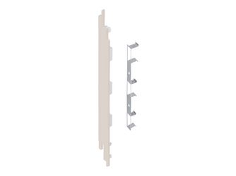 Keralit Endkappe links für 2819 Crème - Classic (mit Holzmaserung)