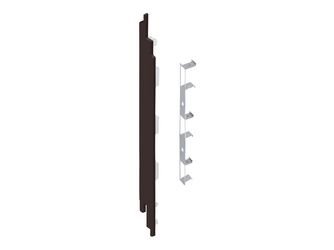 Keralit Endkappe links für 2819 Dunkelbraun classic