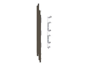 Keralit Endkappe links für 2819 Quartzgrau classic