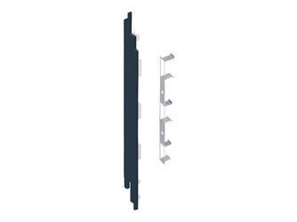 Keralit Endkappe links für 2819 Stahlblau classic