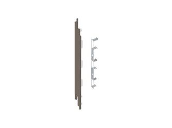 Keralit Endkappe links für 2819 Taupe Eiche - Modern Eiche (mit Holzstruktur)