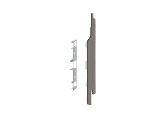 Keralit Endkappe rechts für 2814 Taupe eiche