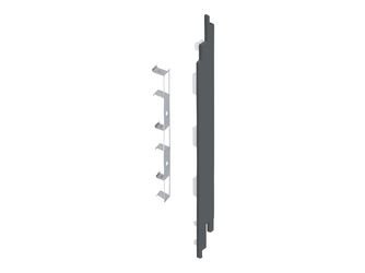 Keralit Endkappe rechts für 2819 Basaltgrau - Classic (mit Holzmaserung)