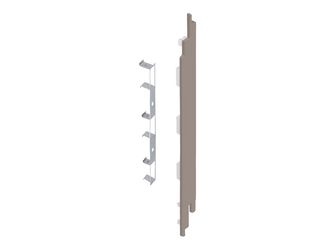 Keralit Endkappe rechts für 2819 Ceder gealtert classic