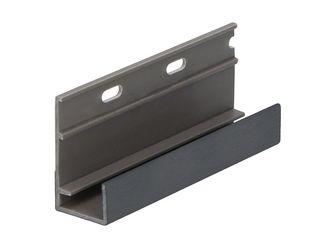 Keralit Startprofil für vertikale Montage Anthrazit - Classic (mit Holzmaserung) 400cm