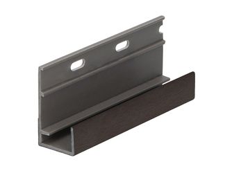 Keralit Startprofil für vertikale Montage Dunkelbraun classic 400cm