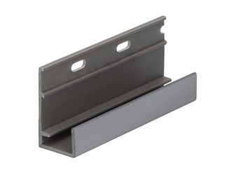 Keralit Startprofil für vertikale Montage Grau - Classic (mit Holzmaserung) 400cm