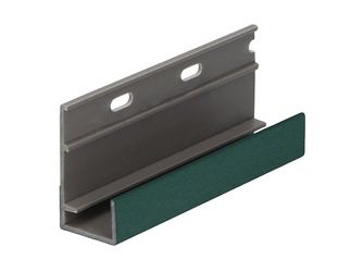 Keralit Startprofil für vertikale Montage Moosgrün - Classic (mit Holzmaserung) 400cm